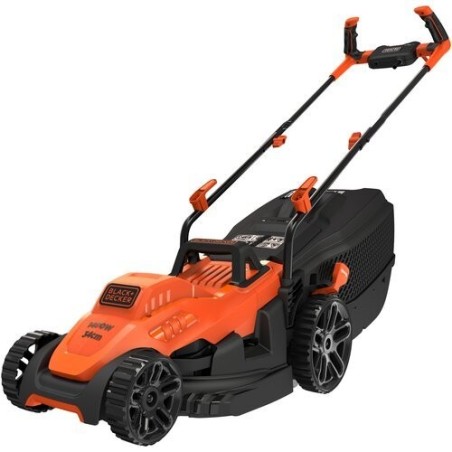 "BLACK+DECKER 34 cm Electric Lawn Mower - Powerful, Efficient & Easy to Use!"